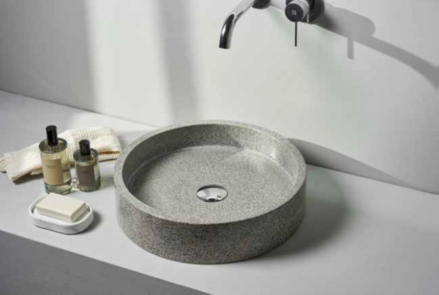 Νιπτήρας Επικαθήμενος φυσικής πέτρας Tema Terazzo