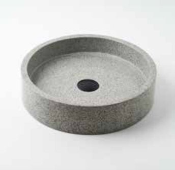 Νιπτήρας Επικαθήμενος φυσικής πέτρας Tema Terazzo - Image 3