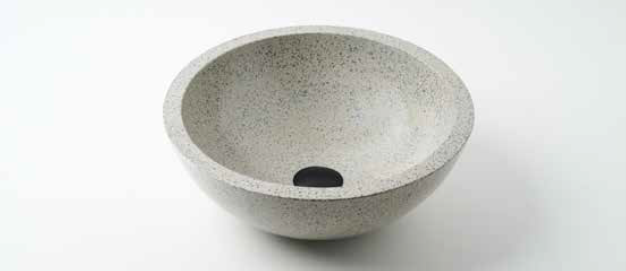 Νιπτήρας Επικαθήμενος φυσικής πέτρας Tema Terazzo bowl - Image 4