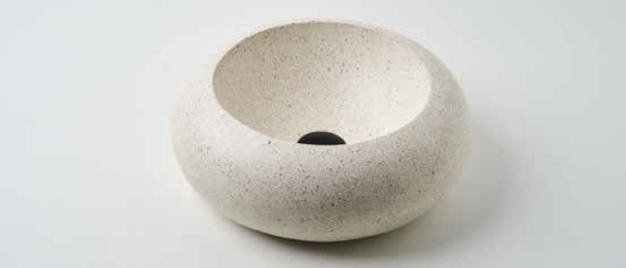 Νιπτήρας Επικαθήμενος φυσικής πέτρας Tema Terazzo plate - Image 4