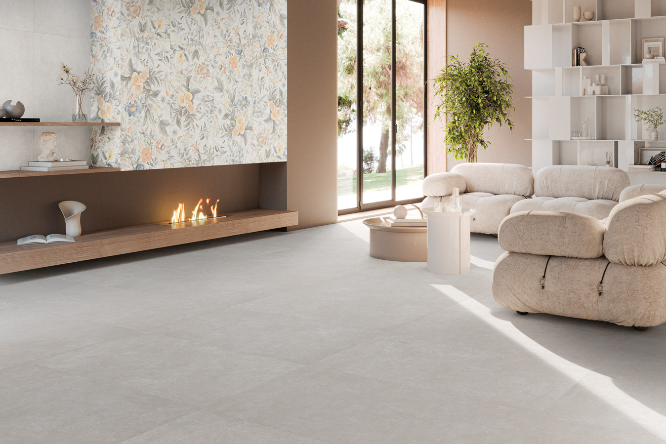 Πλακάκι Geostone Decoro Floreale 60x120